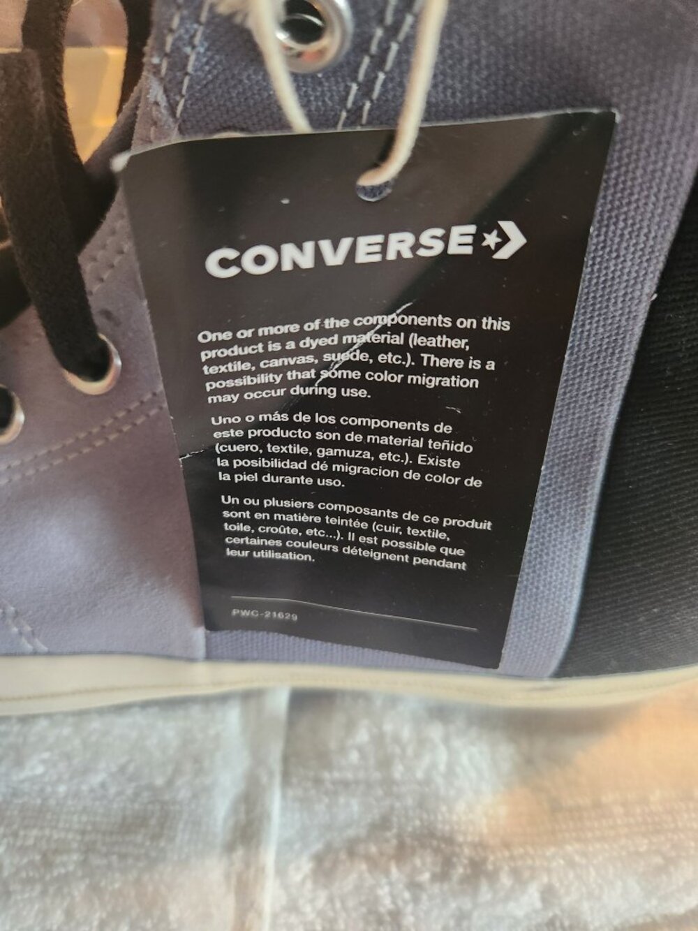NWT Converse Chuck 70 High Crafted Patchwork Mason Grey Black Sneaker - Picture 4 of 4